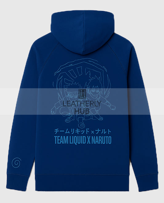 Team Liquid X Naruto 20Y Frayed Pullover Friendship Hoodie