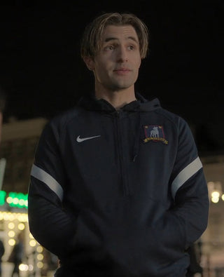 Ted Lasso S03 Jamie Tartt Black Track Hooded Jacket