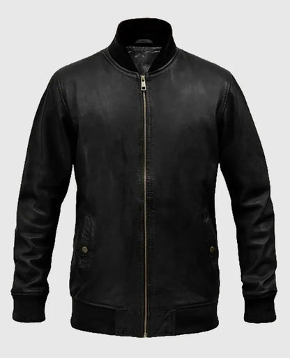 Tom Cruise Black Leather Jacket