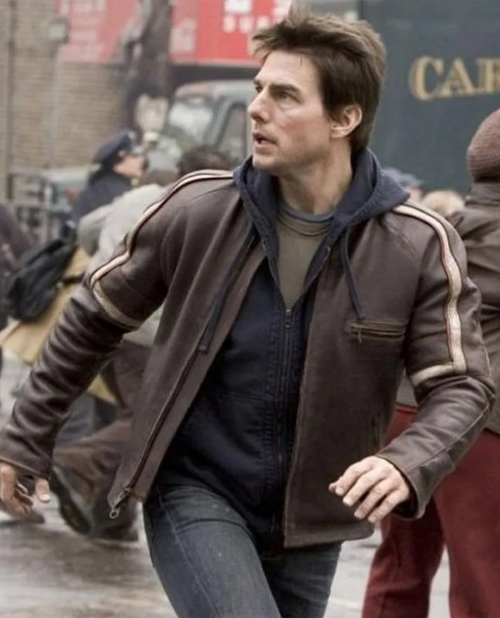 Tom Cruise War of Worlds Brown Jacket