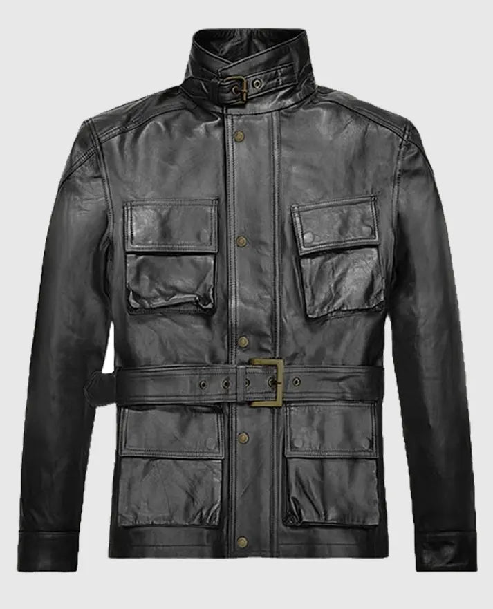 Tom Hardy The Dark Knight Rises Black Leather Jacket