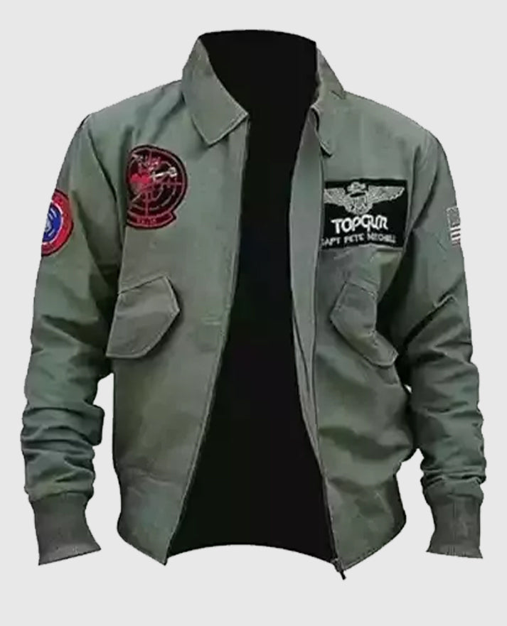 Top G-1 Flight Bomber Gun Mave-rick Jacket