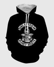 Vegeta Skeleton Scary Super Saiyan Hoodie