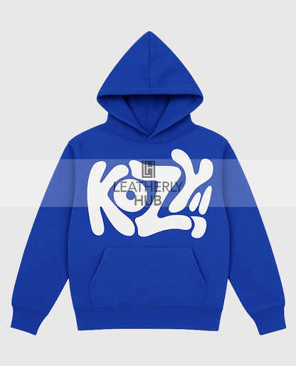 Y2K Kozy Blue Hoodie