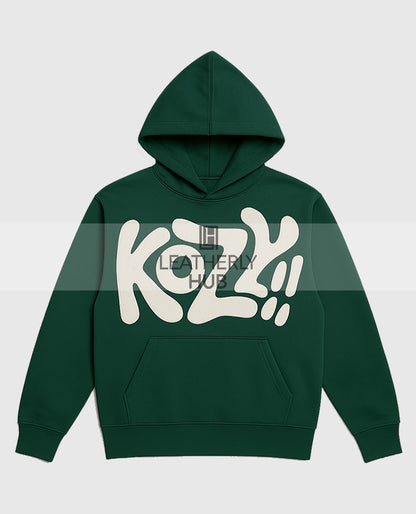 Y2K Kozy Green Hoodie