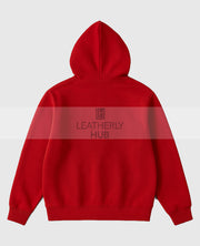 Y2K Kozy red Hoodie back