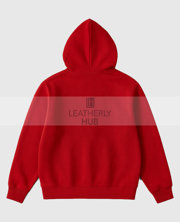 Y2K Kozy red Hoodie back