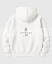 Y2K Kozy white Pullover Hoodie back