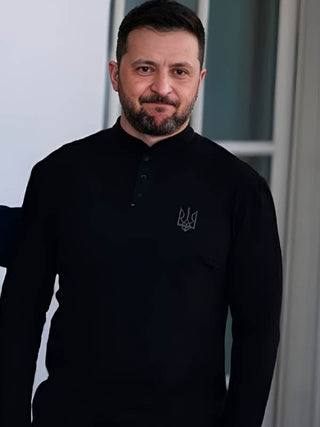 Zelensky Black Polo Shirt