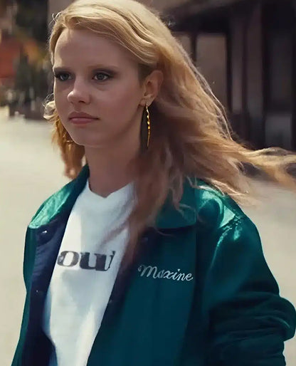 MaXXXine 2024 Mia Goth Green Jacket