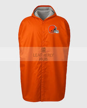  nfl sideline cape orange coat