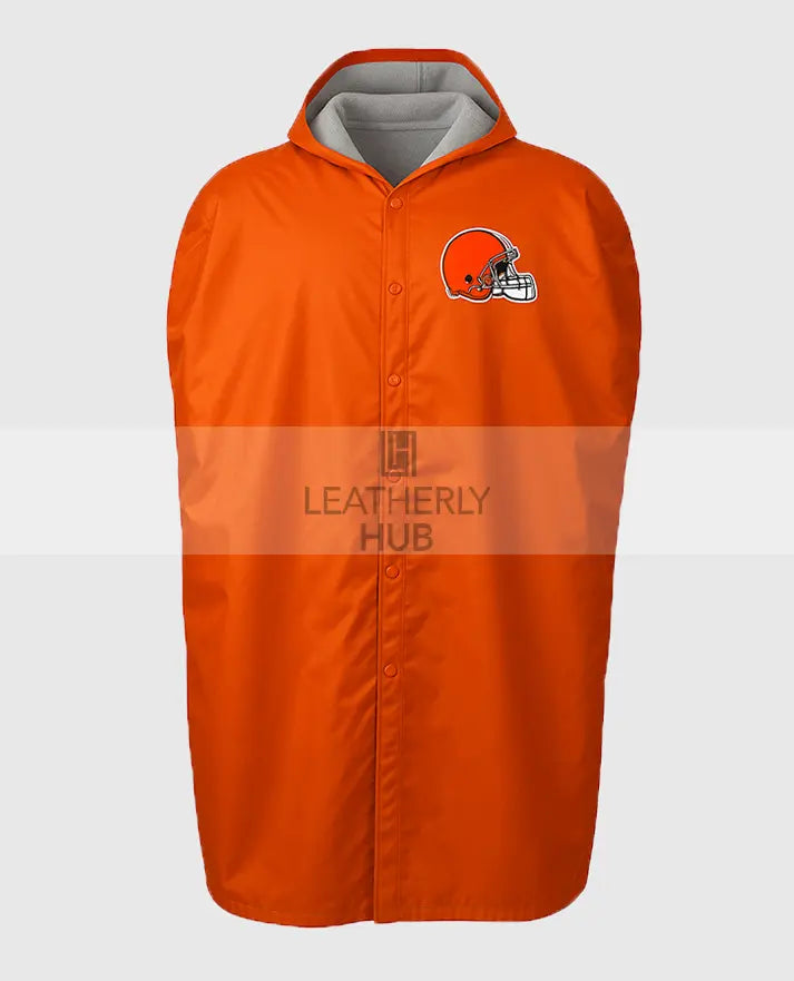  nfl sideline cape orange coat