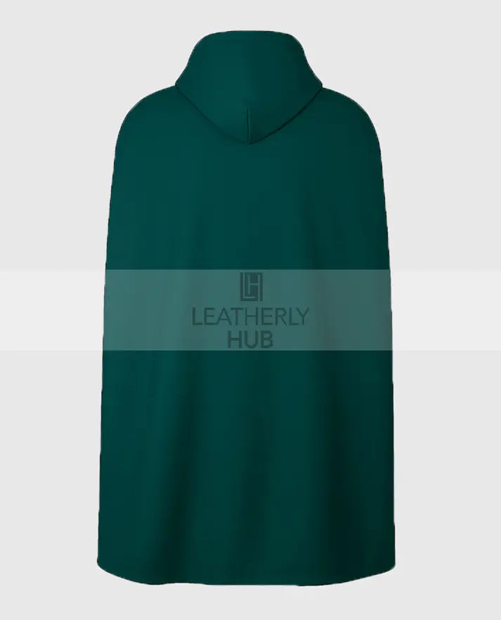 nfl sideline cape sea green coat back 