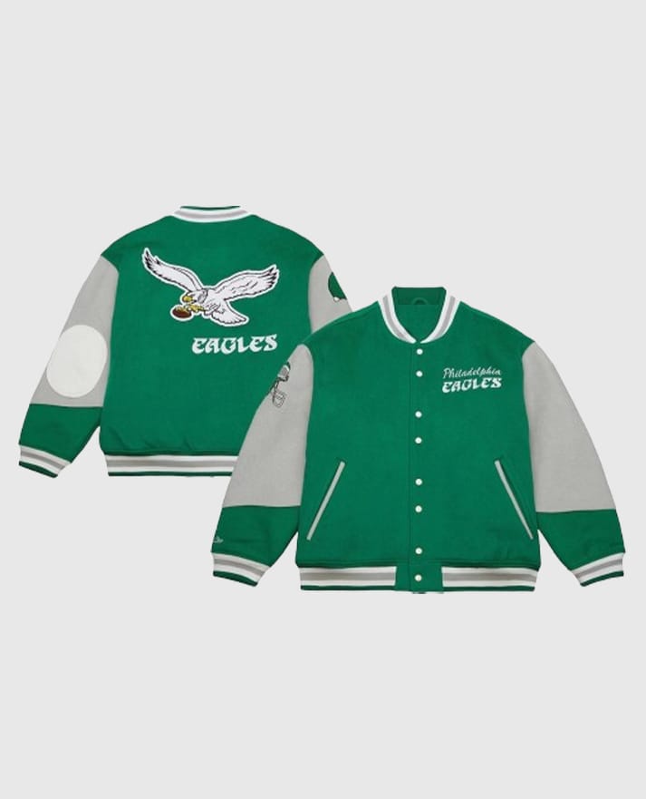 philadelphia eagles 90s Letterman Jackets
