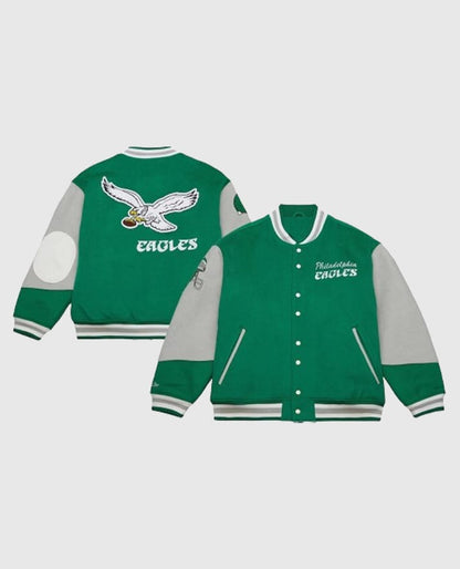 philadelphia eagles 90s Letterman Jackets