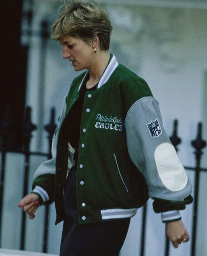 philadelphia eagles princess diana jacket​