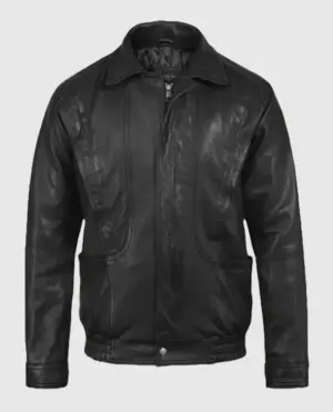 Vintage Bomber Leather Jacket