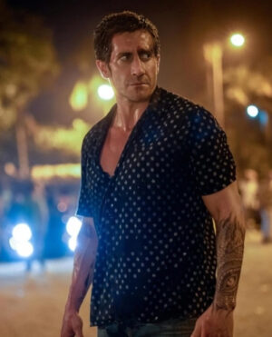 Jake Gyllenhaal Road House 2024 Polka Dot Shirt