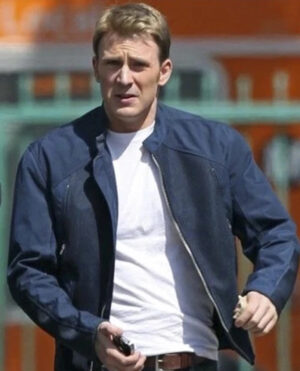 Chris Evans Captain America The Winter Soldier Leather Jacket