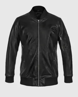 MA-1 Bomber Leather Jacket