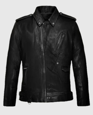 Falcon Black Rider Leather Jacket
