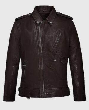Falcon Brown Rider Leather Jacket