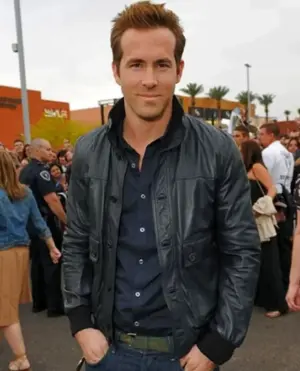 Ryan Reynolds Leather Jacket