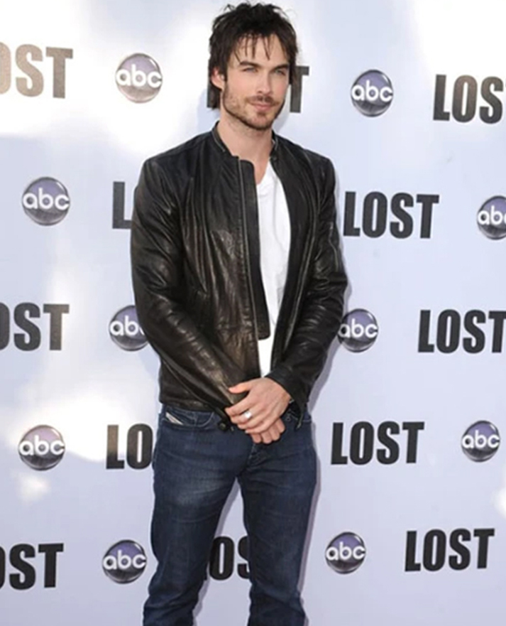 Ian Somerhalder Leather Jacket