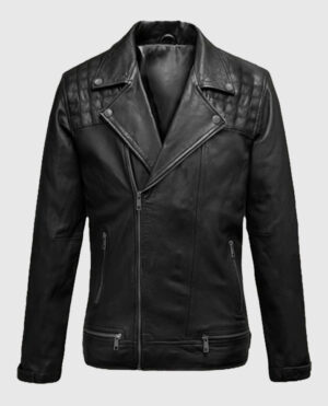 Ironwood Black Biker Leather Jacket
