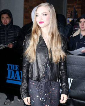 Amanda Seyfried Leather Jacket
