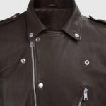 Beast Brown Biker Style Leather Jacket