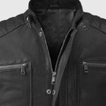 Firefly Moto Black Biker Leather Jacket