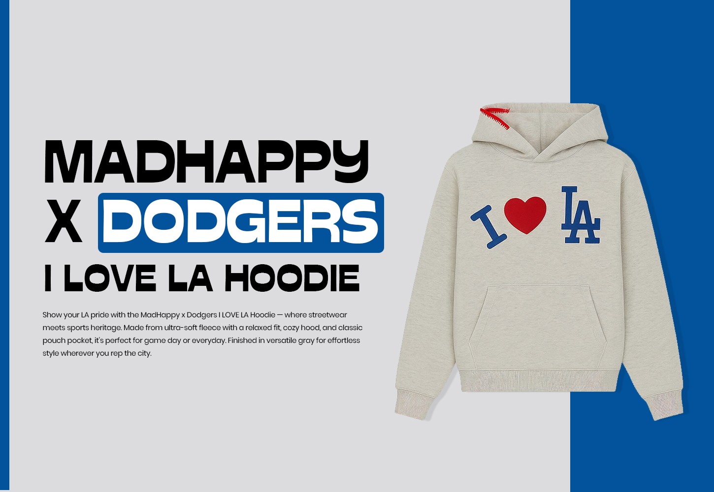 MadHappy x Dodgers I LOVE LA Hoodie