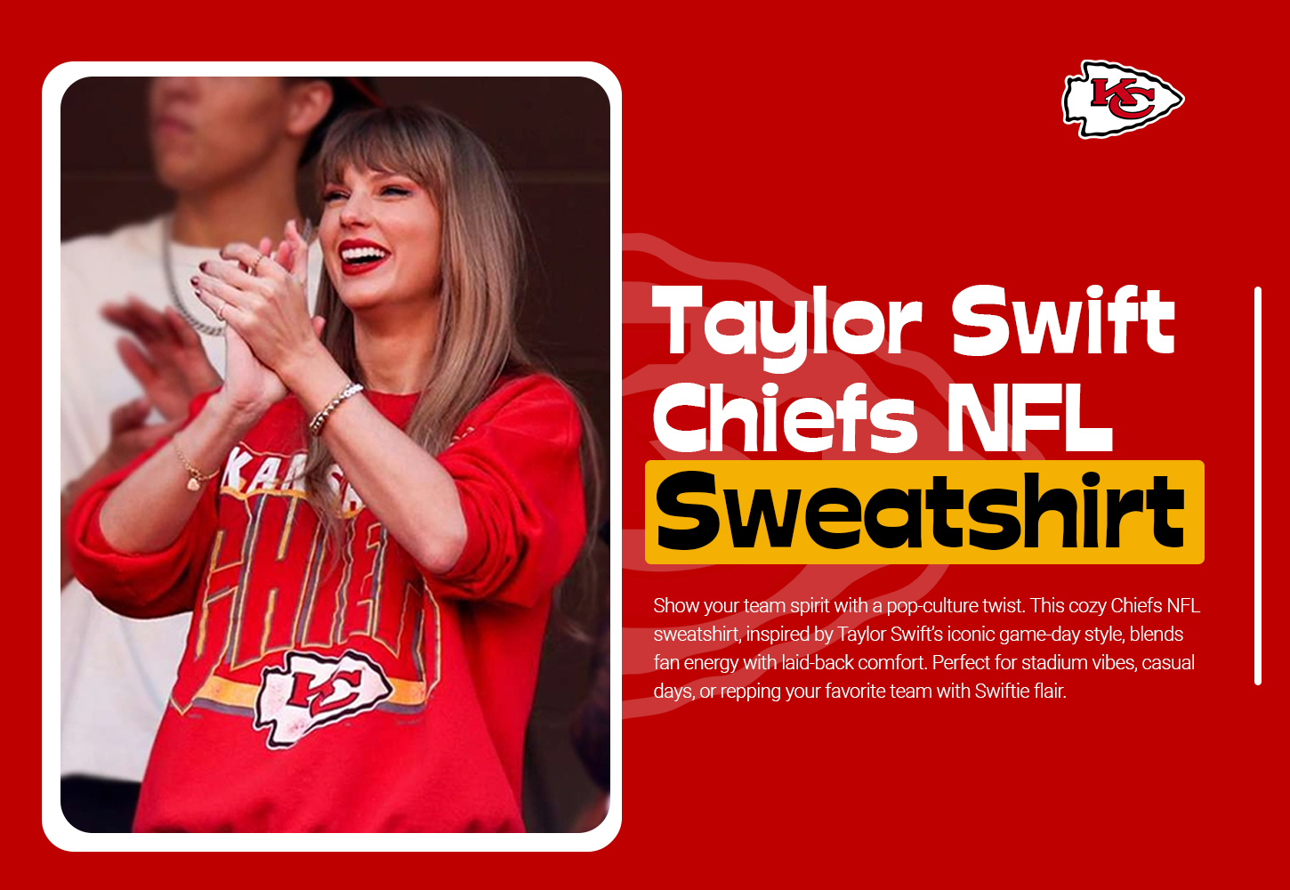 Taylor Swift Chiefs Sweatshirt