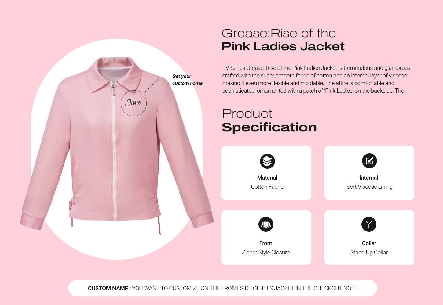 Grease: Rise of the Pink Ladies Jacket