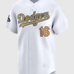 Los Angeles Dodgers 2025 White & Gold Jersey
