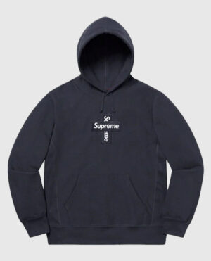 Supreme Cross Box Logo Hooded Sweatshirt
