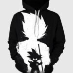Kid Goku With Adult Goku Hoodie