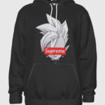 DBZ Shin Supreme Kai Logo Black Hoodie