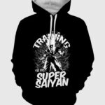 Dragon Ball Z Goku Training To Go Super Saiyan Epic Hoodie