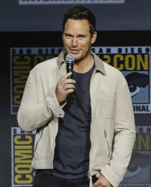 Chris Pratt Beige Cotton Jacket