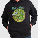 Rick and Morty Portal Collage Hoodie