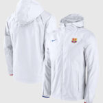 White Barcelona AWF Raglan Hoodie Jacket